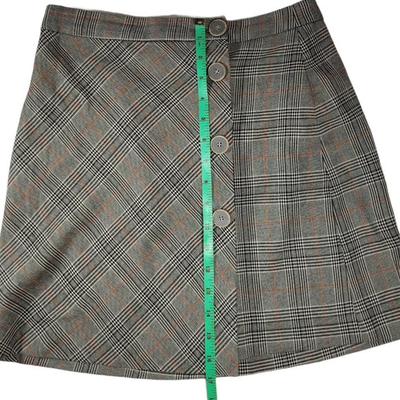 ZARA Basic Plaid mini skirt - Picture 7 of 9